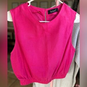 Kourt Linen Blend Top